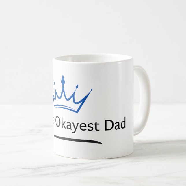 World's Okayest Pappa Kaffemugg (Framsida höger)