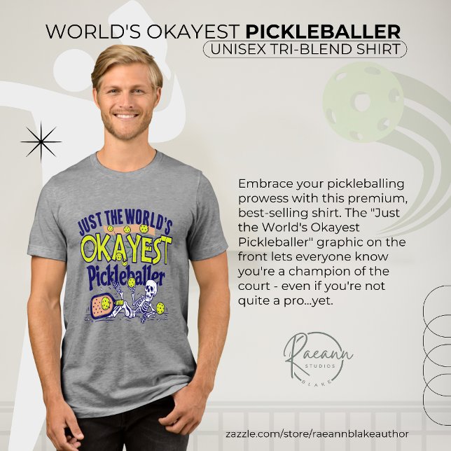 World's Okayest Pickleballer Unisex  T Shirt (Skapare uppladdad)
