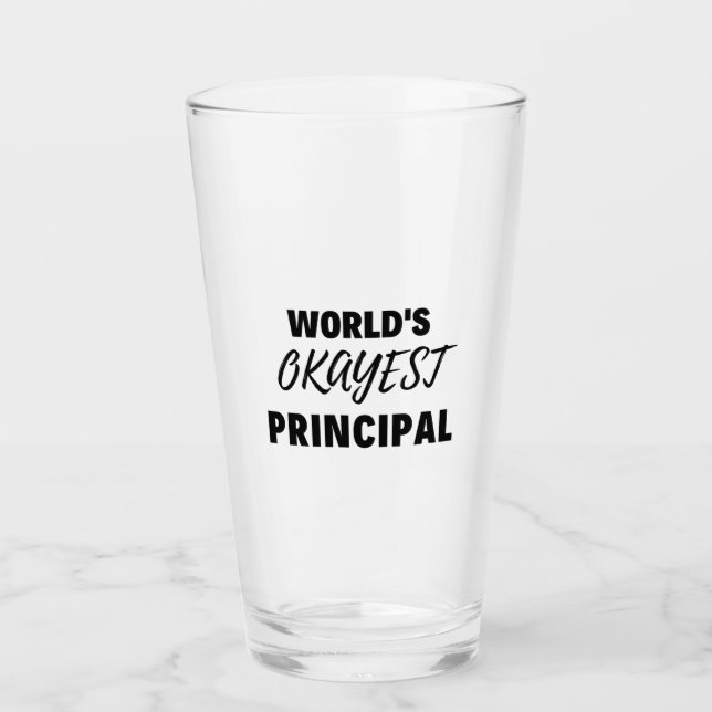 World's Okayest Principal 2 Glaskopp (Framsida)
