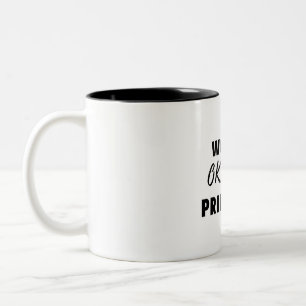 World's Okayest Principal 2 Två-Tonad Mugg