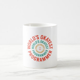 World's Okayest Programmer Kaffemugg