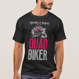 Worlds okayest Quad Biker ATV Quad Riding T Shirt
