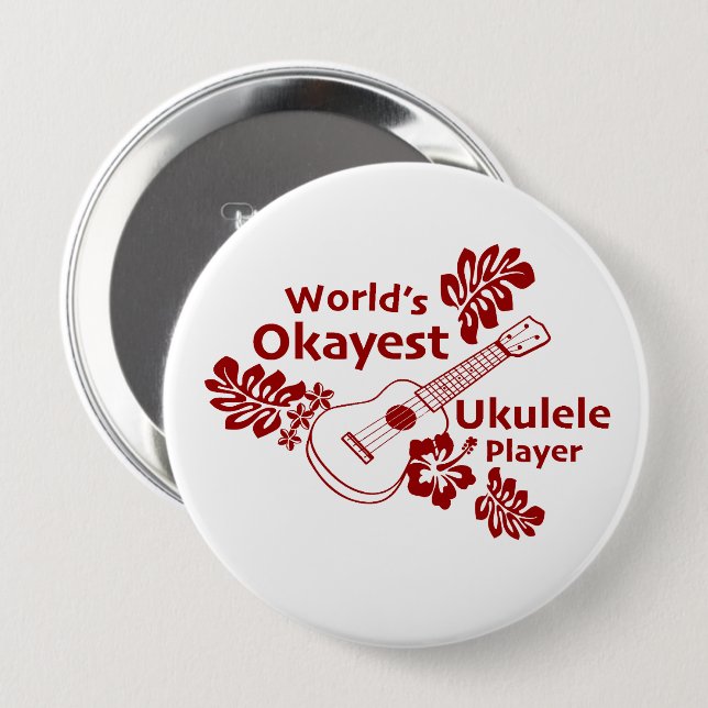 World's Okayest - Rust Knapp (Framsida & baksida)