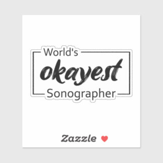 World's Okayest Sonographer Klistermärken