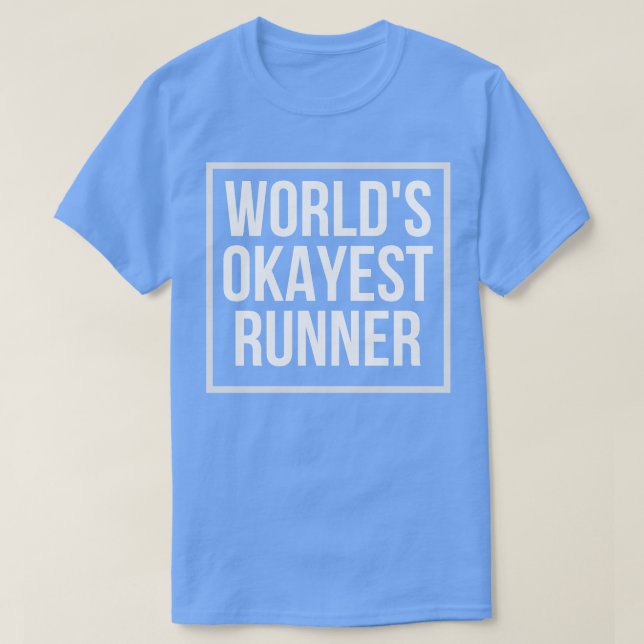 Worlds Okayest Springer Funny Running Gift 2 T Shirt (Design framsida)