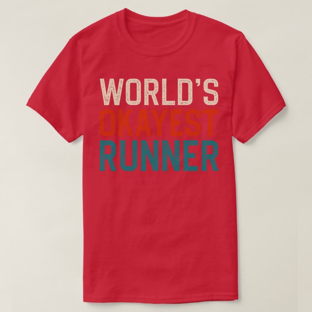 Worlds okayest-springer t shirt (Design framsida)