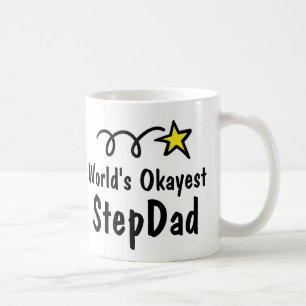 World's Okayest StepPappa   Funny Coffee Mugg Gift