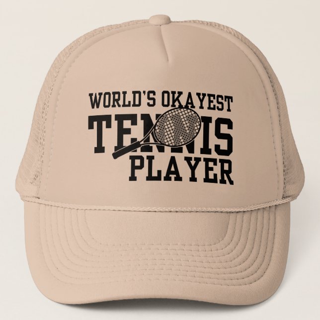 World's Okayest Tennis Player Keps (Framsida)
