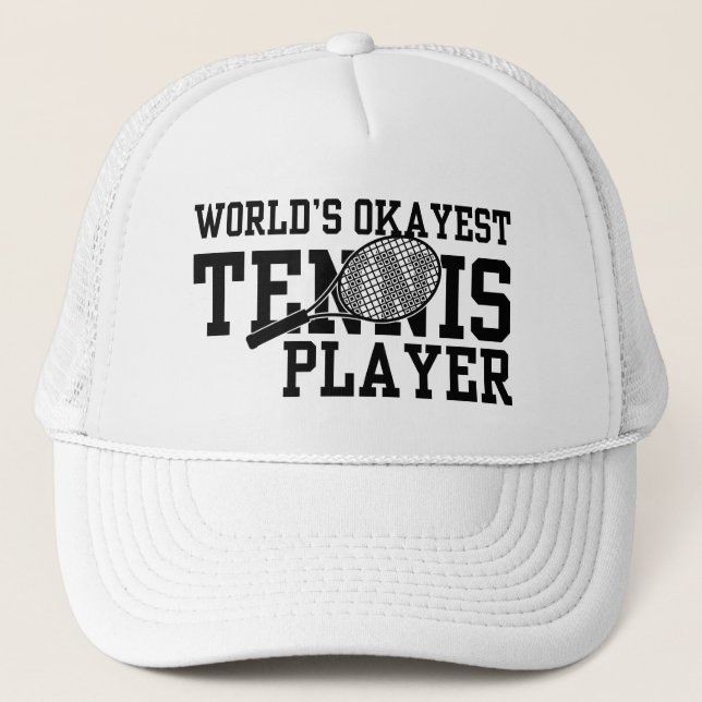 World's Okayest Tennis Player Keps (Framsida)