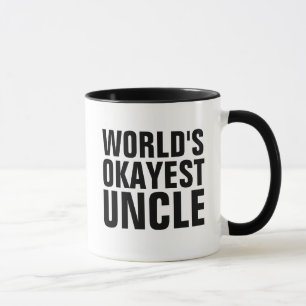 WORLDS OKAYEST UNCLE KAFFE KOPPAR