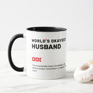 World's Okayest [x] stjärna- och recensionscitat Mugg