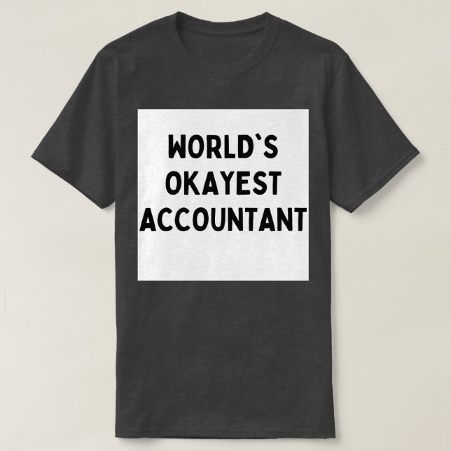 Worlds okayestrevisor 1 t shirt (Design framsida)