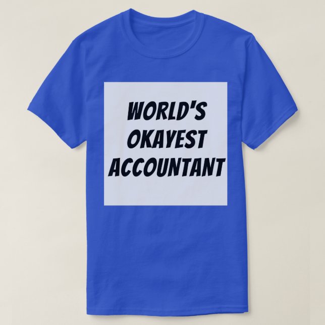 Worlds okayestrevisor 4 t shirt (Design framsida)