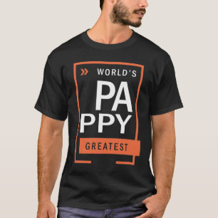 World's Pappy Underbarare T Shirt