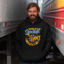 World's Sexiest Dart Legend - Funny Dart Champion Hoodie