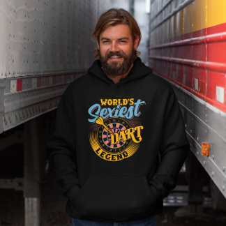 World's Sexiest Dart Legend - Funny Dart Champion Hoodie