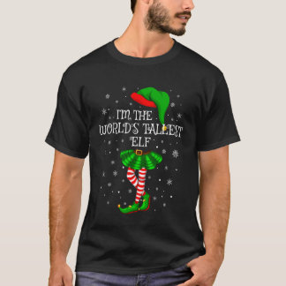 World's Tallest Elf Christmas Family Group Women G T Shirt