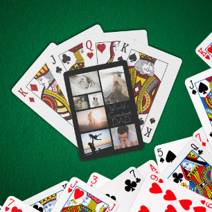 World's Underbarare Pappa Family Child 7 Photo Col Casinokort