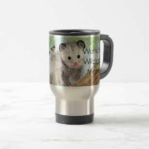 World's Wildest Mamma! Opossum och spädbarn Resemugg