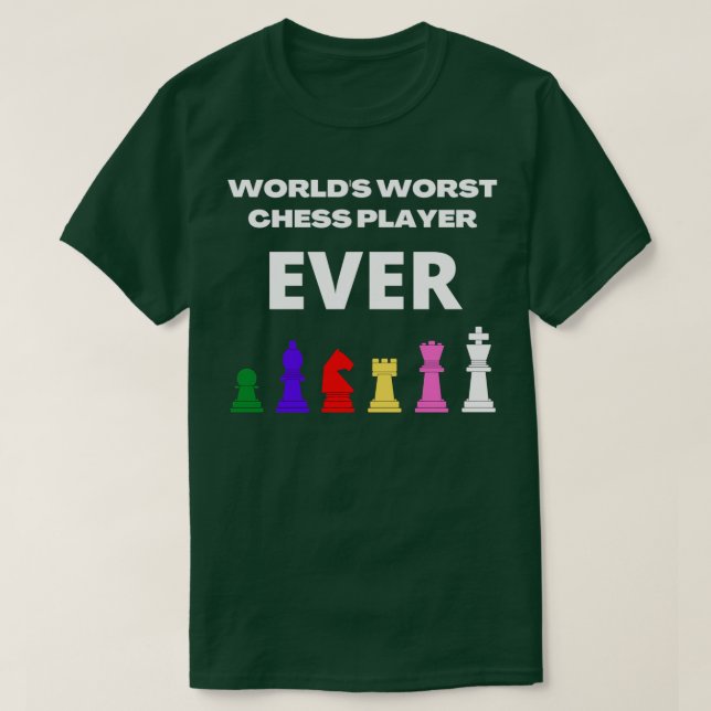 Worlds worst chess player ever  t shirt (Design framsida)