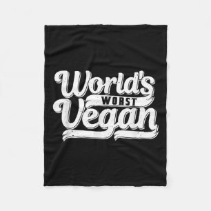 Worlds Worst Vegan _1 Fleecefilt