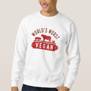 World's Worst Vegan Lång Ärmad Tröja