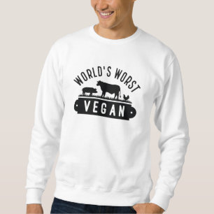 World's Worst Vegan Lång Ärmad Tröja