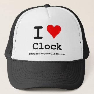 WorldsLargestClock.com hatt Truckerkeps