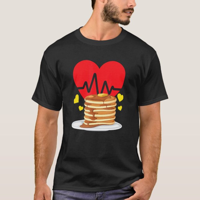 Worldu2019s Best Pancake Maker Waffle Pancake T Shirt (Framsida)