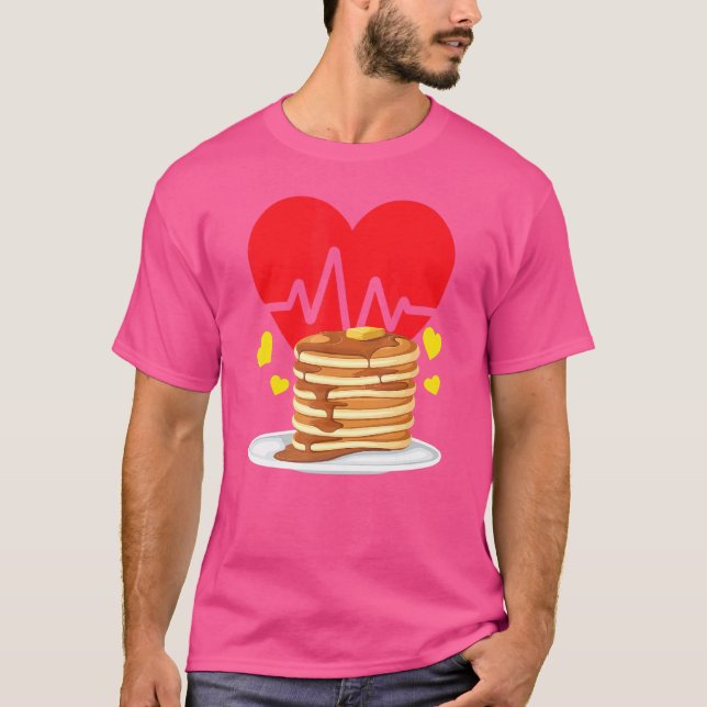 Worldu2019s Best Pancake Maker Waffle Pancake T Shirt (Framsida)
