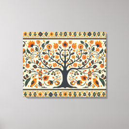 WorldWide Berömd Madhubani Art Canvastryck