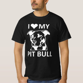Worldwide I Kärlek Pitbull T Shirt