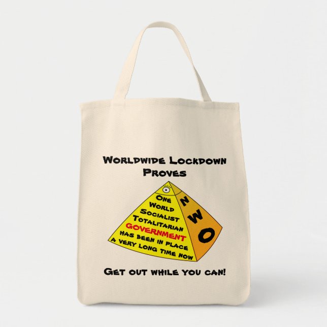 Worldwide Lockdown Bag Tygkasse (Framsidan)