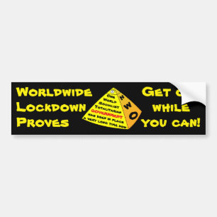 Worldwide Lockdown Bildekal