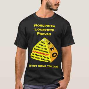 Worldwide Lockdown (mörk) T Shirt