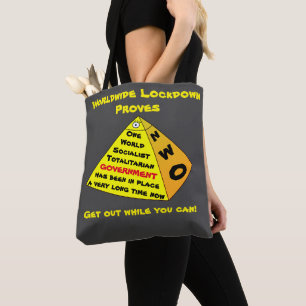 Worldwide Lockdown Tote Tygkasse