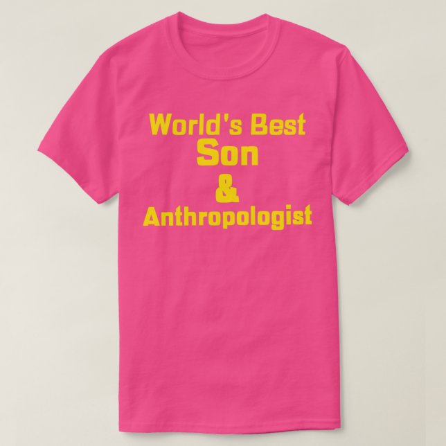 Worldx27s Best Son amp Antropolog T Shirt (Design framsida)