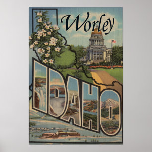 Worley, IdahoLarge Brev ScenesWorley, ID Poster