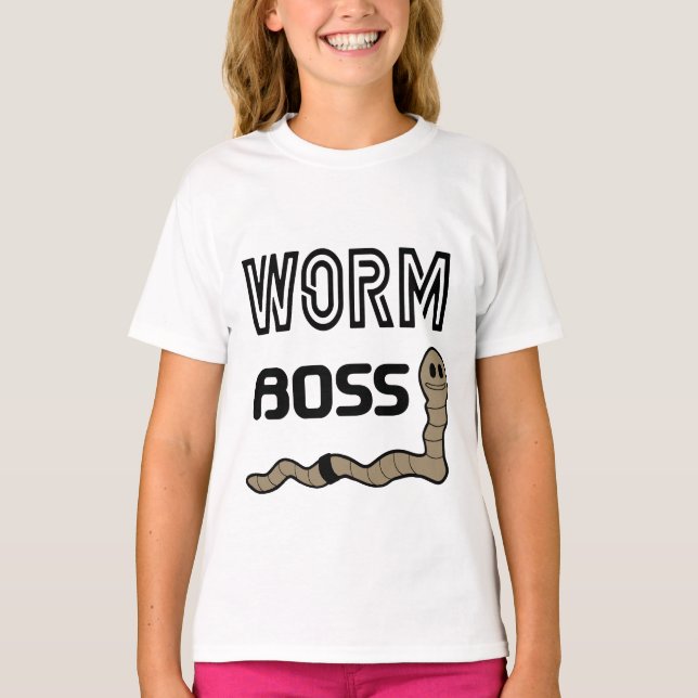 Worm Boss T Shirt (Framsida)