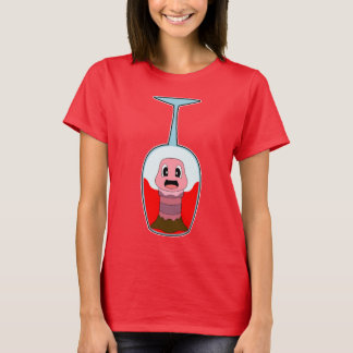 Worm Red wine T Shirt