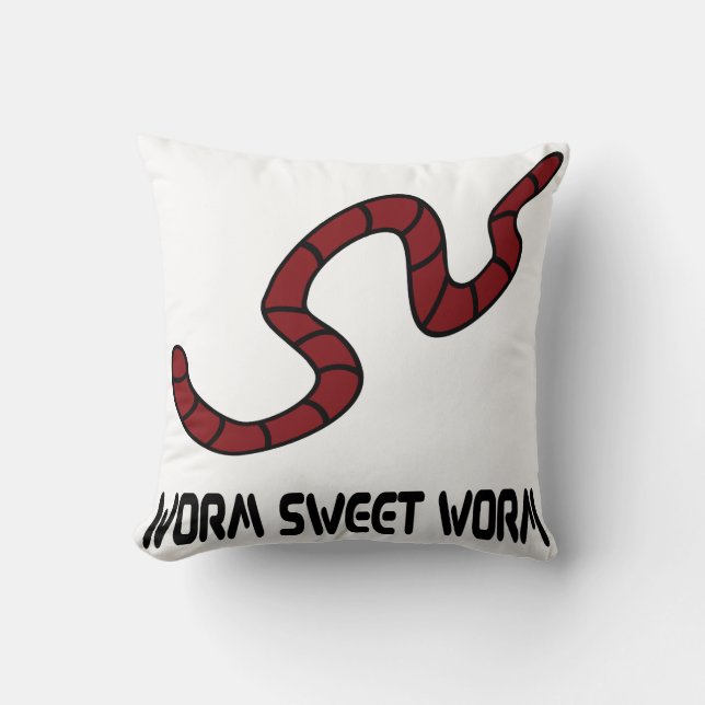 Worm Sweet Worm Kudde (Framsida)