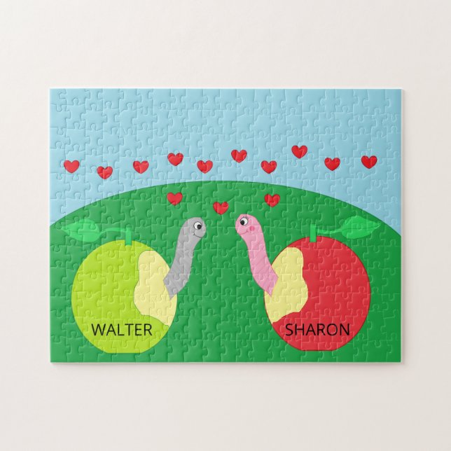 Worms in Love: Pussel (Horisontell)