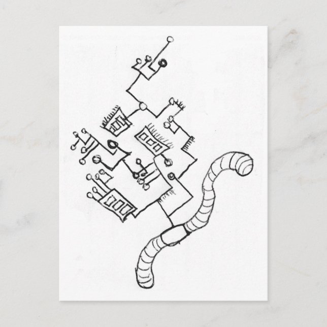 Wormwired Vykort (Framsida)