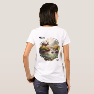 Worn Calm Edition Mountain Creek-scen T Shirt