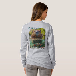 Worn Calm | Hjort & Bäver vid Trout Creek Scen T Shirt