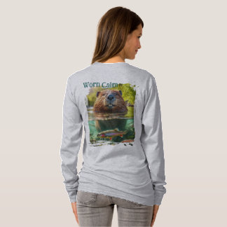 Worn Calm | Hjort & Bäver vid Trout Creek Scen T Shirt