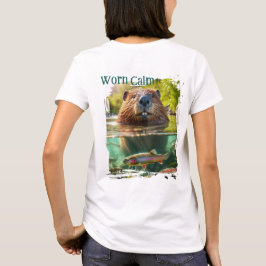 Worn Calm | Hjort & Bäver vid Trout Creek Scen T Shirt