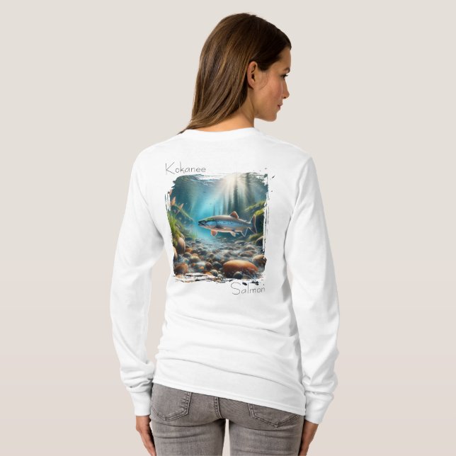 Worn Calm | Kokanee Lax Ström T-shirt (Hel baksida)