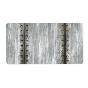 Worn Riveted Metall Grunge Texturerad Fraktsedel