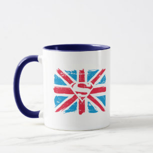 Worn S-Shield over Flagga Mugg